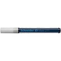 Schneider Lackmarker Maxx 271, Rundspitze, Strichstärke: 1-2mm, weiß