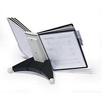 Durable SHERPA Table 10 Display Panel Index System - A4 Black & Grey