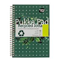 Pukka White A5 Recycled Wirebound Pads (Ruled/Margin) - Pack of 3 (3X55 Sheets)