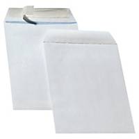 Pochettes blanches, B5, bande siliconée, 90 g, 175 x 250 mm, les 250