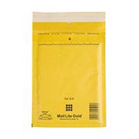 Busta spedizione Mail Lite®, 150x210 mm, Avana, confezione da 10 pezzi