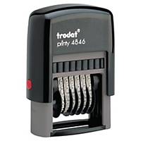 Trodat 4846 Printy Self-Inking Numberer Stamp - 4Mm Character Size