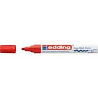 Permanent Marker Edding 750, lacquered, round tip, line width 2-4 mm, red