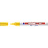 Paint marker, Edding 750, lacquer-like, line width 2-4 mm, waterproof, yellow