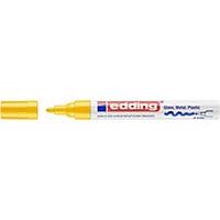 Edding® 750 paint marker, bullet tip, 2-4 mm, yellow, per piece