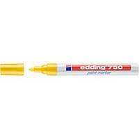 Marcador de pintura Edding 750 - ponta cónica 2-4 mm - amarelo