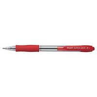Automatyczny długopis PILOT Super Grip, czerwony