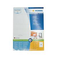 Herma Label A4 4264 105 x 33.8mm White Pack of 100