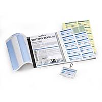 Durable Visitor Book Refill Pack - 100 Name Badges & Security Sheet - A4