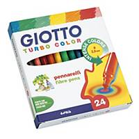 Pennarelli Giotto Turbo Color punta fine in scatola - conf. 24