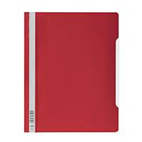 Durable Clear View A4 Folder Red