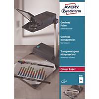 Avery Zweckform Overhead-Folien f. Farblaserdrucker A4 0,13mm 50 St