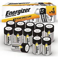 Batteri Energizer® Industrial Alkaline, C, pakke a 12 stk.