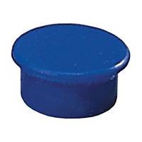 Magnet Dahle, rund, 13 mm, blå, pakke a 10 stk.