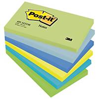 3M POST-IT NOTES COOL NEON RAINBOW 76X127MM - PACK 6