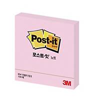 3M 포스트잇 노트 654 76×76 러블리 핑크
