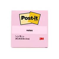 POST-IT กระดาษโน้ต 654-PK 3 x3  สีชมพูพาสเทล