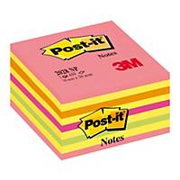 Post-it notes Post-it cubes, 76 x 76 mm, 450 sheets, neon/pink, yellow