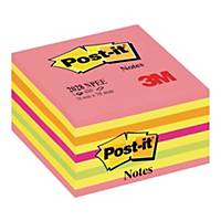 Karteczki samoprzylepne Post-it® Kostka, różowa, 76x76mm, 450 sztuk