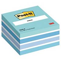 Post-it Notes cube 76x76 mm 450 pages light blue
