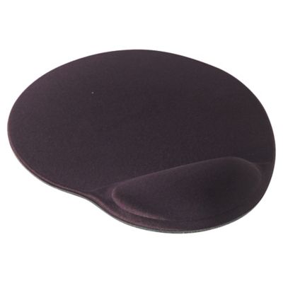 Tapis de souris / repose-poignet PlushTouch™ Mince noir
