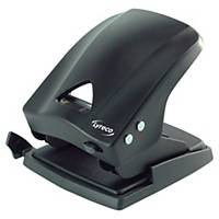 LYRECO 2-HOLE PAPER PUNCH BLACK - UP TO 40 SHEETS