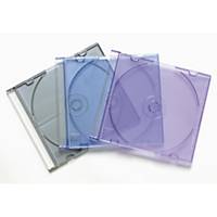 Pack de 25 estojos FELLOWES para CD/DVD Slim