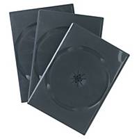 Fellowes 88357 CD/DVD movie cases black - pack of 5