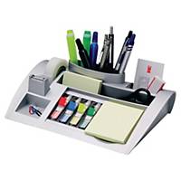 3M Schreibtischorganizer C50 mit Haftnotizen, Indexspender und Klebeband, silber