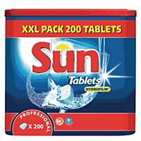 Tablettes pour lave-vaisselle Sun Professional, les 200 tablettes