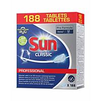 Caja 188 pastillas para lavavajillas Sun Tablets