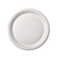 White Paper Plates - Pack Of 100