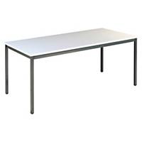 Table rectangulaire Buronomic - 160 x 80 cm - grise