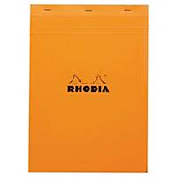 Rhodia Rhodiactive Bloc de bureau A5 avec Couverture rigide 192 pages quadrillé 5 x 5 Noir 