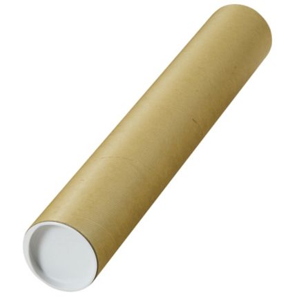 Tubo redondo cartón para envíos - 60 x 460 mm