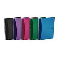 OXFORD OFFICE URBAN MIX PP COVER NOTEBOOK A4 SQUARED 5X5 90G - 90SHEETS