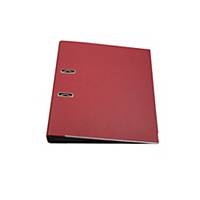 Lyreco Recyclolor lever arch file spine 50 mm cardboard red