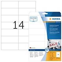 Herma 5081 removable labels 105 x 42,3 mm - box of 350