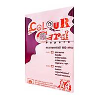 SB COLOURED CARDBOARD A4 180G - PINK - PACK OF 50 SHEETS