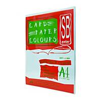 SB Coloured A4 Cardboard 120G Blue Pack of 100 Sheets