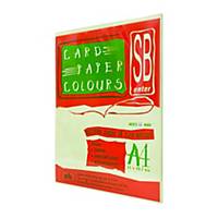 SB Coloured A4 Cardboard 120G Green Pack of 100 Sheets