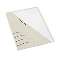 Jalema Secolor folding folders cardboard 270g grey - pack of 100