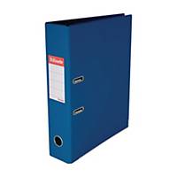 Esselte PVC Lever Arch File F4 3 inch Blue