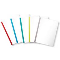ORCA Slide Lock Folder 5mm Clear Assorted Colours - Pack of 12