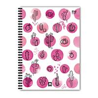 ELEPHANT WPPP-444 WIREBOUND PP NOTEBOOK PINK COVER B5 70G 60 SHEETS