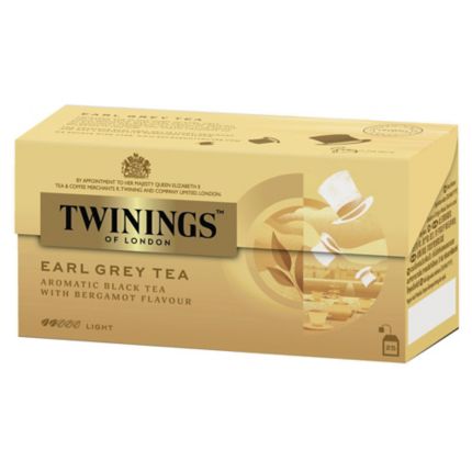 TWININGS Tea Bags Earl Grey Box of 25 Sachets
