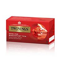 TWININGS English Breakfast Tea Bags - Box of 25
