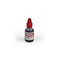 Ink for permanent stamp bottle 20 ml red