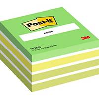 Post-it Notes cube 76x76 mm 450 pages light green