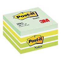 3M Post-It Note Cube Cool Green 450 Sheets